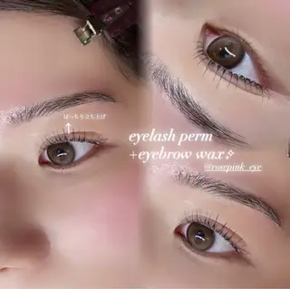 マツエク・マツパ rose pink MIYUのマツエク・マツパデザイン