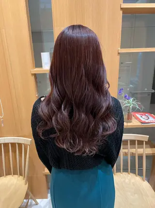 ロング 大橋 芽衣のヘアスタイル