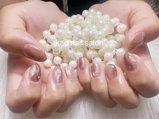 ネイル kao nail マグネット/長さだしのネイルデザイン