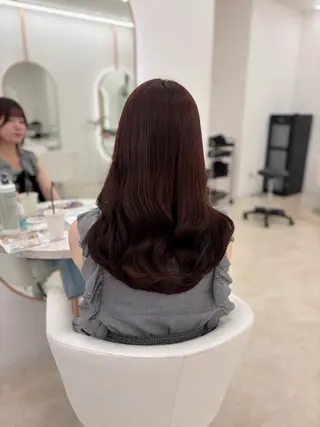 セミロング カラー 🎀mai 似合わせ ×トレンドヘア🎀のヘアスタイル