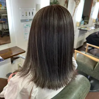 ロング カラー 💜推しインナー カラー/菊池柊真💜のヘアスタイル