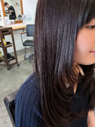 セミロング ママ美容師👶 髪質改善✨️木村倫子のヘアスタイル