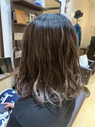 ミディアム カラー サトウ シューイチのヘアスタイル