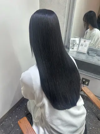 ロング カラー パーマ 髪質改善⭐️縮毛矯正 中野⭐️Rinaのヘアスタイル
