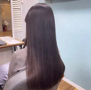 ロング カラー パーマ TELA HAIR 副代表 岡田のヘアスタイル