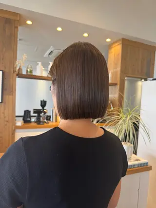 ショート カラー SPUR ふうのヘアスタイル