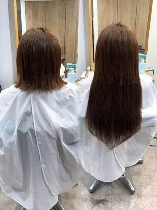 ロング ヘアアレンジ 髪質改善縮毛矯正/ エクステ/ひふみ🌛のヘアスタイル