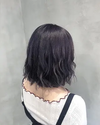ミディアム カラー ヘアアレンジ TOKI /透明感/原宿のヘアスタイル
