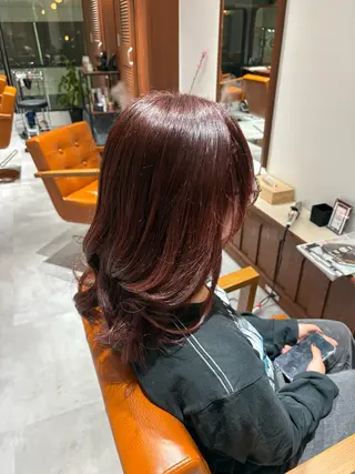 セミロング カラー ヘアアレンジ ✨️透明感カラー✨️ kaiseiのヘアスタイル
