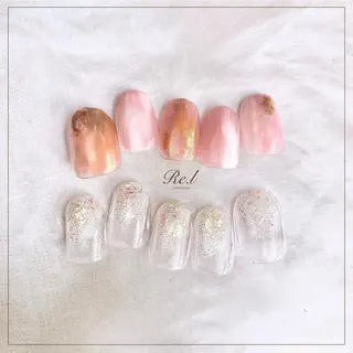ネイル モチの良さ◉ フィルインネイル♡のネイルデザイン