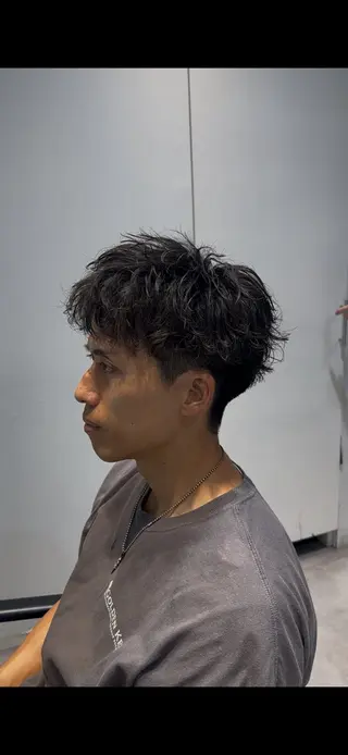 ショート パーマ メンズ 似合わせパーマ🔥 河浪 大智のヘアスタイル