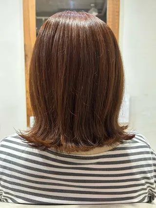 ミディアム 平野 佑有のヘアスタイル