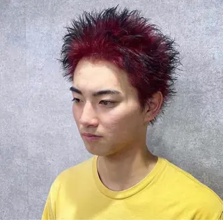 ショート カラー パーマ メンズ 🔥メンズ 特化🔥菊水皐暉🔥のヘアスタイル