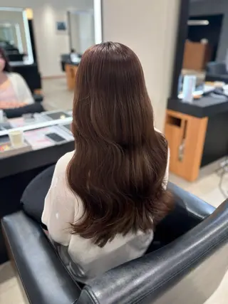 ロング 髪質改善・水素カラー ARIA(ému)のヘアスタイル