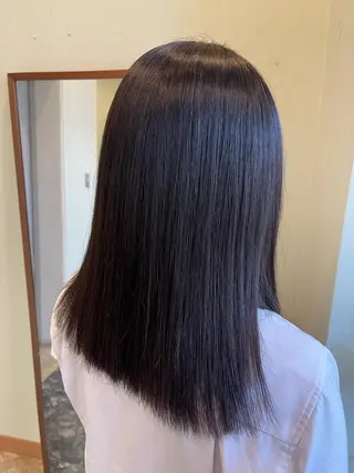 セミロング 杉谷 飛龍のヘアスタイル