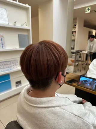 カラー 【艶カラー/スパ】 M o k aのヘアスタイル