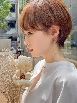 ショート 中野 栞里のヘアスタイル