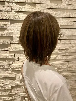 ミディアム 田崎 暁大のヘアスタイル