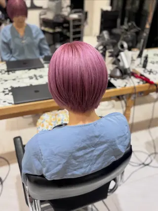 ショート カラー 🔮透明感カラー🔮 misaのヘアスタイル