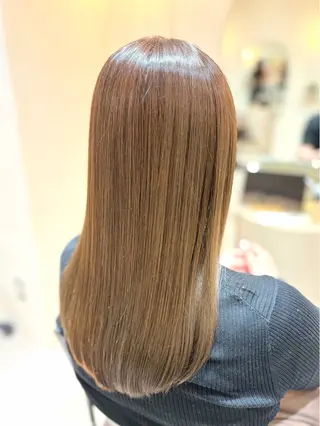 ロング カラー 菅原 渚のヘアスタイル