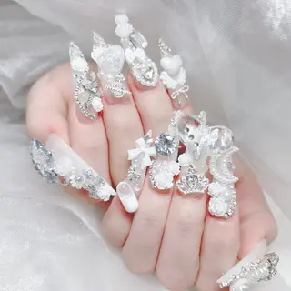 ネイル MoMoA Nail ネイル長さ出し専門店のネイルデザイン