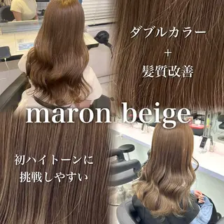 ロング カラー ヘアアレンジ 垢抜け透明感 カラー🪽ྀི🤎のヘアスタイル