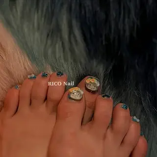 ネイル RICO Nail パーツつけ放題🌈のネイルデザイン