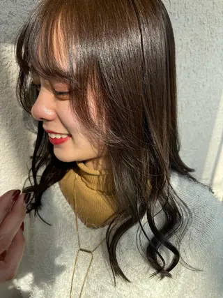 ロング カラー mile 〔東二見〕のヘアスタイル
