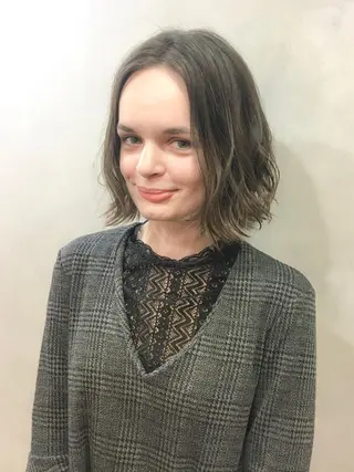ショート カラー 中田 敏明のヘアスタイル