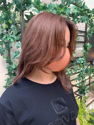 ロング AMI🎀韓国ヘア 透明感カラーのヘアスタイル