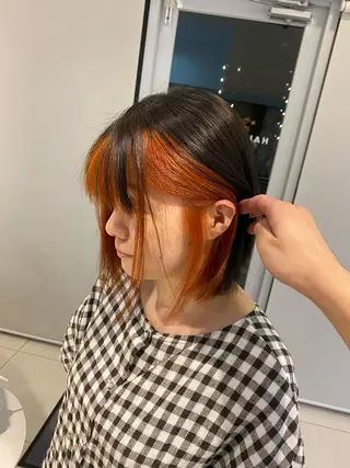 ミディアム カラー 土井 祐之介のヘアスタイル