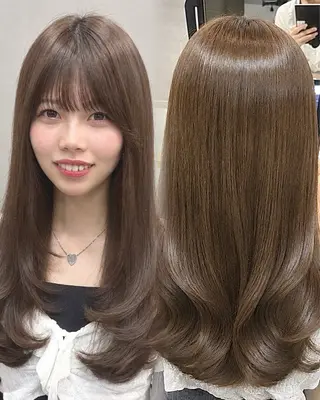 ロング カラー 🤍艶モテカラー♡ ブラウン🤍Rimiのヘアスタイル