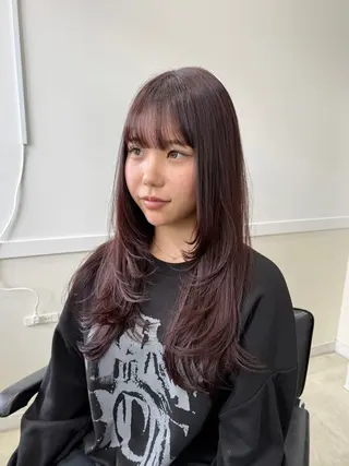 ロング 上品&韓国風 🥀海心🥀のヘアスタイル