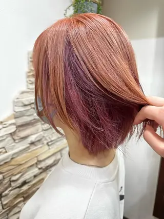 ショート a aのヘアスタイル