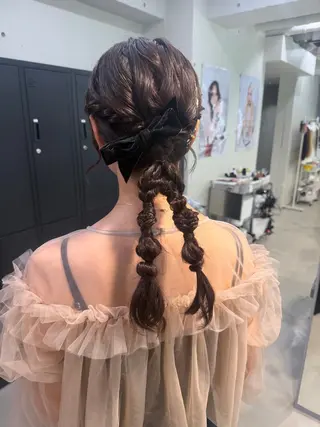 ヘアアレンジ Hana ハイトーン🕯🩰のヘアスタイル