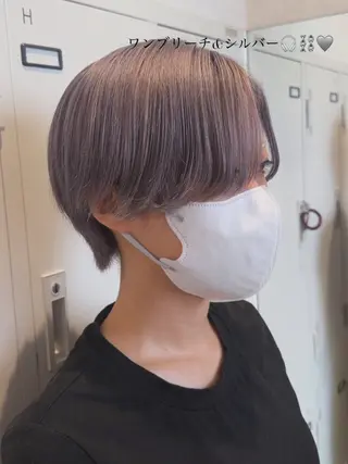 ショート コーンロウ/ 暖色カラーひなち🎀のヘアスタイル