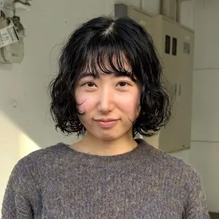 ショート パーマ レディースパーマ/ 合田 有一朗のヘアスタイル