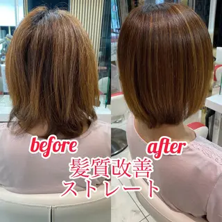 ショート 髪質改善・縮毛矯正 大石　郷のヘアスタイル