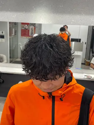 パーマ メンズ 京都河原町 メンズパーマ助川龍哉のヘアスタイル