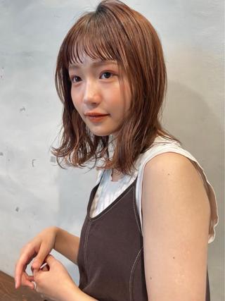 ミディアム カラーモデル募集中 ✨hinahaのヘアスタイル