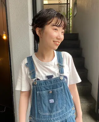 ショート パーマ 原宿/ケパーマ 🧺ユウマのヘアスタイル