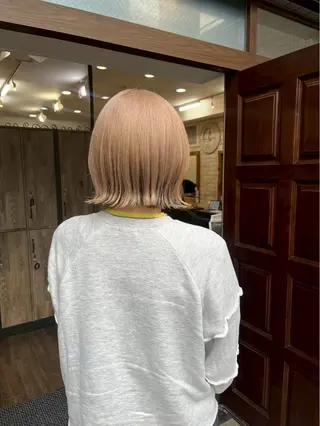 ミディアム みいなブリーチモデル 募集中！のヘアスタイル