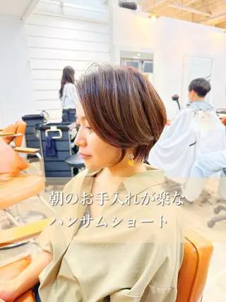 ショート 👑銀座ショート/ 絶壁補正/金子涼👑のヘアスタイル