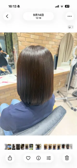 ミディアム ✨️透明感艶カラー/ 髪質改善/Rin💕のヘアスタイル