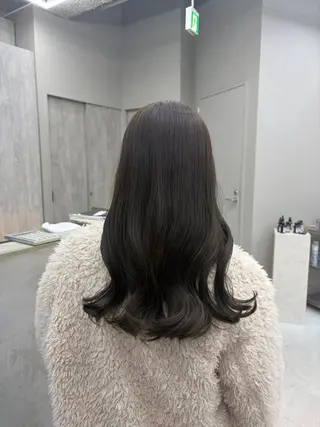 セミロング kurune chikaのヘアスタイル