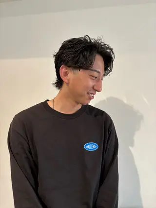 パーマ メンズ LARK/メンズ特化 /シバヤ ユウキのヘアスタイル