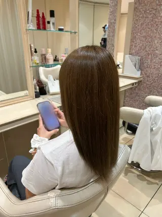 セミロング 松田 璃妃のヘアスタイル