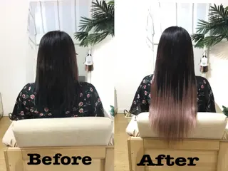 ロング KA BUのヘアスタイル