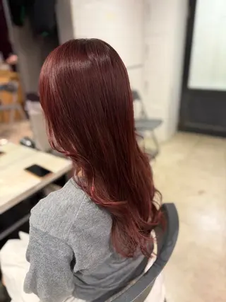 セミロング カラー trace♡ himaiのヘアスタイル