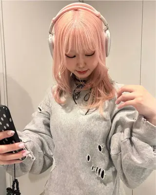 ミディアム Noe🎀 梅田美容師のヘアスタイル